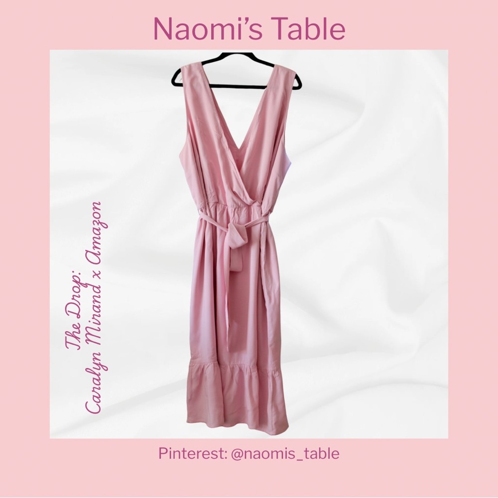 Brand New - The DROP: Plus Size Carolyn Mirand x Amazon: Pink Sleeveless Dress
